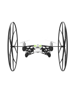 Parrot - Rolling Spider Mini Robot Insect Drone - Black/White/Green