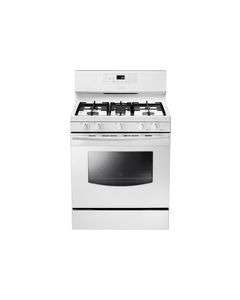 Samsung - 30" Self-Cleaning Freestanding Gas Range - White