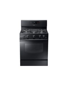 Samsung - 30" Self-Cleaning Freestanding Gas Range - Black