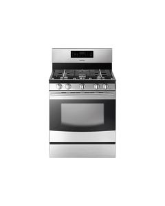 Samsung - 30" Self-Cleaning Freestanding Gas Range - Stainless Steel