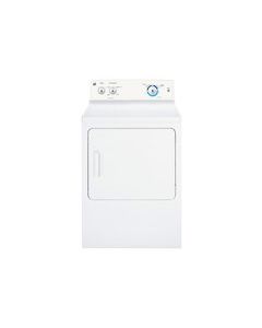 GE - 6.0 Cu. Ft. 6-Cycle Electric Dryer - White-on-White