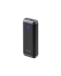 Insignia™ - Portable Charger - Black/Gray