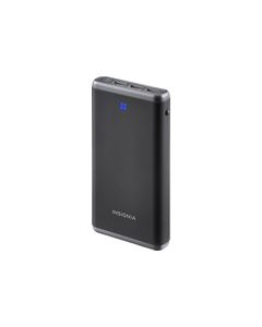 Insignia™ - Portable Charger - Black/Gray