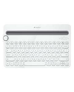 Logitech - K480 Bluetooth Multidevice Keyboard - White