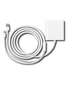 Apple - Mini DisplayPort to Dual-Link DVI Adapter - White