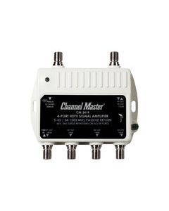 Channel Master - 4-Port HDTV Signal Amplifier - White