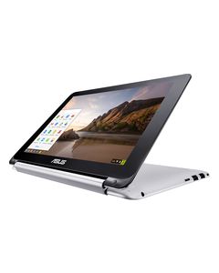 Asus - Flip 2-in-1 10.1" Touch-Screen Chromebook - Rockchip - 2GB Memory - 16GB Flash (eMMC) Memory - Aluminum