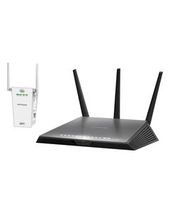 NETGEAR - Nighthawk DST AC1900 Wireless-AC Gigabit Router with DST Adapter - Black