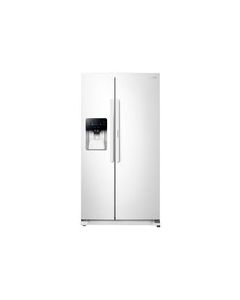 Samsung - 24.7 Cu. Ft. Side-by-Side Refrigerator - White