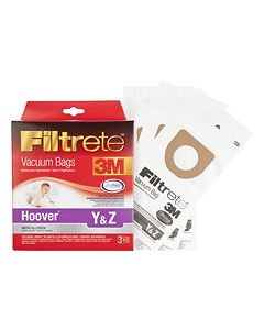 3M - Hoover Y & Z Pet Micro Allergen Vacuum Bag for Select Hoover Vacuums (3-Pack)