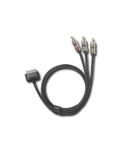 Scosche - Showtime Composite Video Cable for Apple® iPod® and iPhone - Black