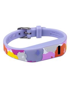 French Bull - Wristband for Fitbit Flex Wireless Activity Trackers - Floral Purple