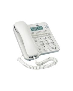 AT&T - Att-Cl2909 Corded Speakerphone with Call-Waiting/Caller ID - White