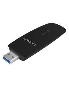 Linksys - Wireless-AC USB 3.0 Adapter - Black