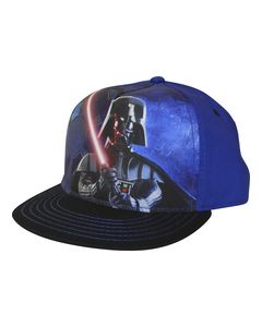 Concept One - Star Wars Vader Trooper Boys' Flat-Brim Hat - Black/Blue/White