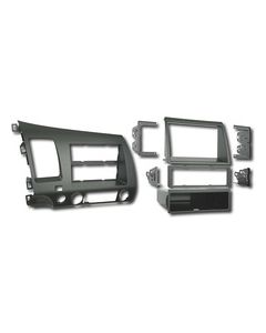 Metra - Dash Kit for Select 2006-2011 Honda Civic/Civic DX excluding Canada - Black