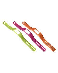 Garmin - vívofit Accessory Bands for Garmin vívofit Wireless Activity Trackers (Large) - Pink/Green/Orange