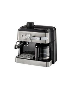 DeLonghi - Espresso Maker/10-Cup Coffeemaker - Stainless-Steel/Black