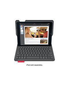 Logitech - Type+ Bluetooth Keyboard Case for Apple® iPad® Air 2 - Black