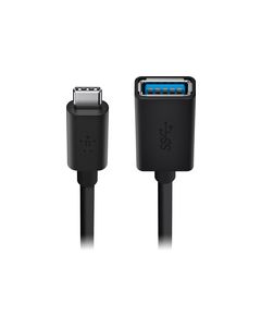 Belkin - USB Type A-to-USB Type C Adapter - Black