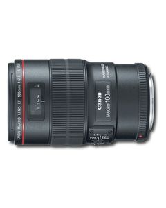 Canon - EF 100mm f/2.8L Macro IS USM Lens - Black