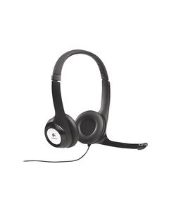 Logitech - H390 USB Headset with Noise-Canceling Microphone - Black