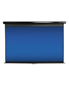 Elite Screens - Manual Series 92" Pull-Down Projector Screen - Black