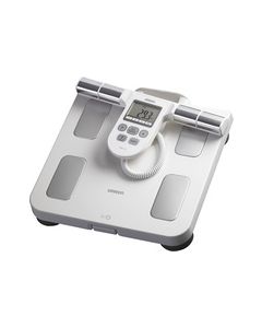 Omron - Full Body Sensor Body Composition Monitor with Scale - White