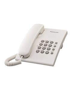 Panasonic - KX-TS500W Corded Phone - White