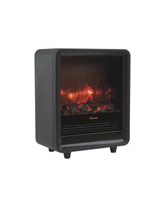 Crane - Fireplace Space Heater - Black