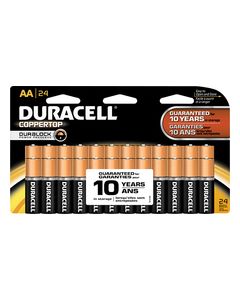 Duracell - Coppertop AA Batteries (24-Pack) - Black