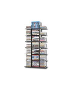 Atlantic - Como Multimedia Storage Tower - Black