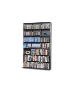 Atlantic - Elite Multimedia Storage Cabinet - Black/Gray