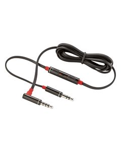 Platinum - 5' 3.5mm Audio Cable - Black/Red