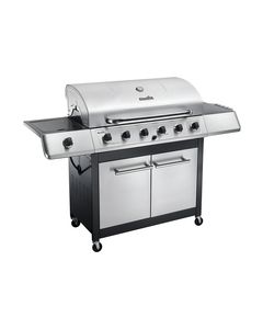 Char-Broil - K6 Gas Grill - Black/Stainless-Steel