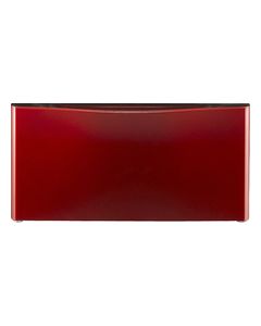 LG - Washer/Dryer Laundry Pedestal with Storage Drawer - Wild Cherry Red