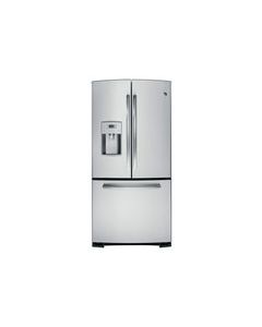 GE - Profile Series 22.8 Cu. Ft. Frost-Free French Door Refrigerator with Thru-the-Door Water - Stainless Steel