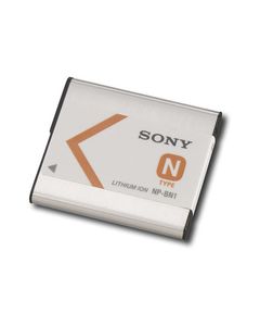 Sony - NP-BN1 Rechargeable Lithium-Ion Battery Pack - White