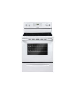 Frigidaire - 30" Self-Cleaning Freestanding Electric Range - White