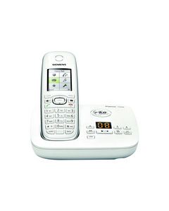 Siemens - GIGASET-C595 Gigaset DECT 6.0 Expandable Cordless Phone System with Digital Answering System - White