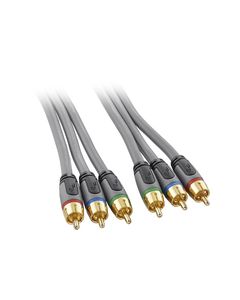 Rocketfish™ - 8' Component Video Cable - Gray