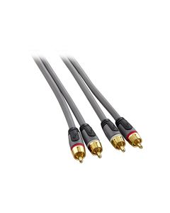 Rocketfish™ - 4' Stereo Audio RCA Cable - Gray