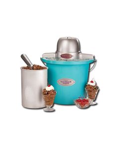 Nostalgia Electrics - 4 Qt. Ice Cream Maker - Blue