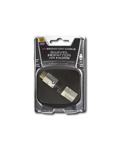 Monster - HDMI Swivel Adapter - Gray/Black/Gold