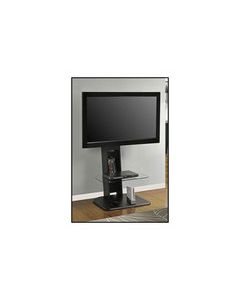 Altra Furniture - Galaxy TV Stand with Mount for Flat-Panel TVs Up to 50" - Black