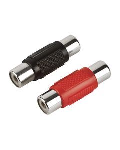 Metra - Female RCA Barrel Connectors - (Pair) - Silver