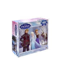 Cardinal - Disney Frozen 48-Piece Lenticular Puzzle - Blue