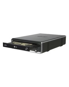 LG - Super-Multi 24x External USB 2.0 Double-Layer DVD¿/CD-RW Drive - Black